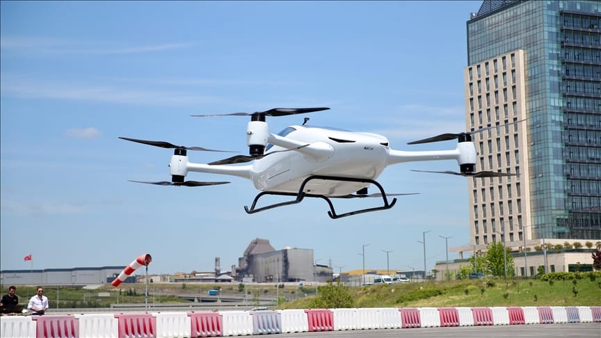 AirCar yerli uçan araba hava taksi